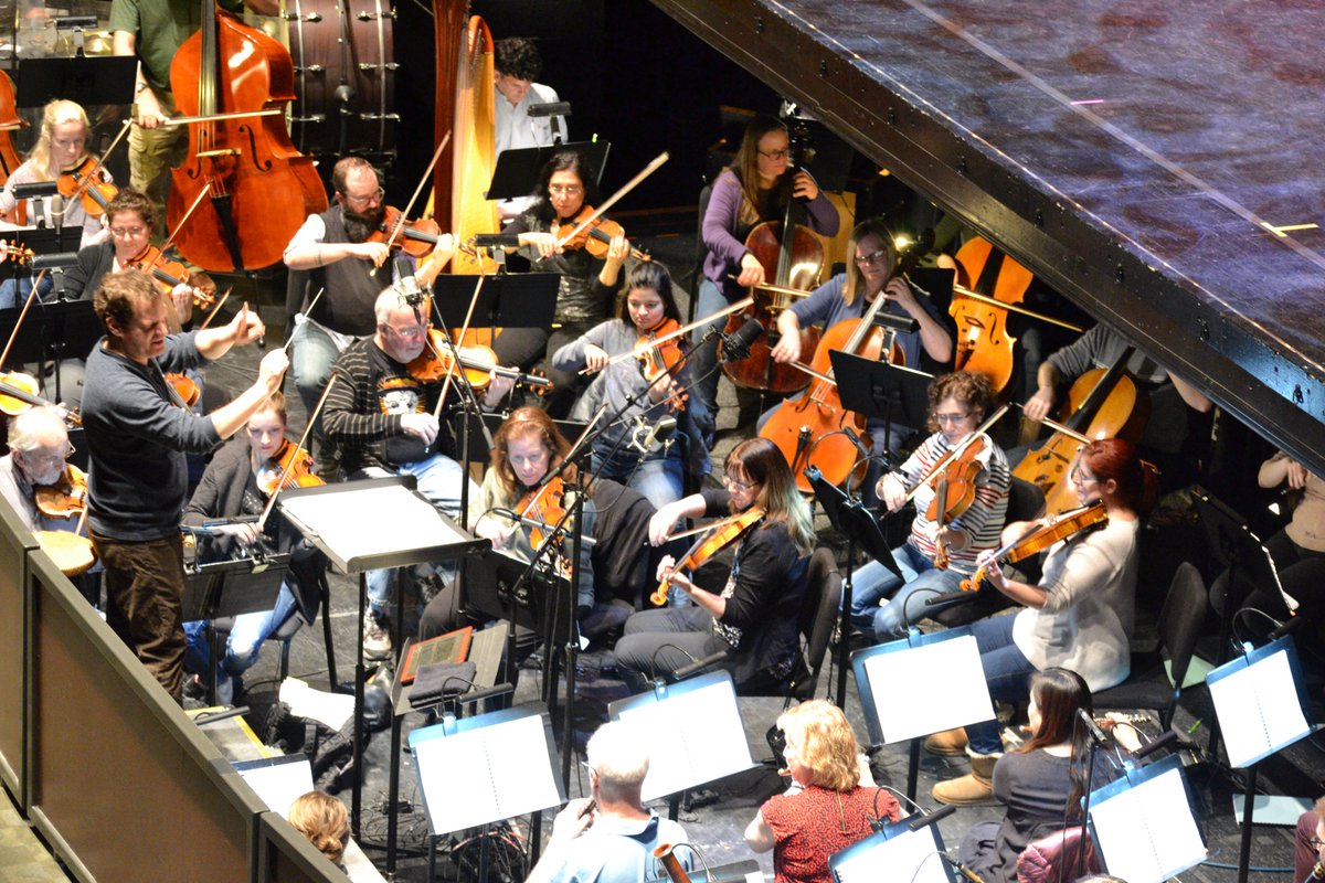 NMPhilharmonic's tweet photo. Rehearsal with New Mexico Ballet Company before the Spring Ballet: Alice in Wonderland, this Saturday, 29 February, 6 p.m., at Popejoy Hall! There is still time to get tickets here: https://t.co/ey6nKWOJSd https://t.co/rWimds3ZwJ