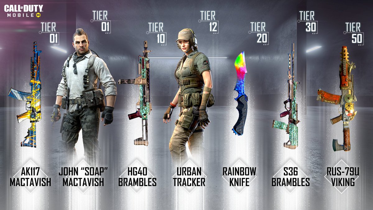 PlayCODMobile's tweet photo. A new #CODMobile season has BEGUN! New Battle Pass, new objectives and of course...
📦 NEW GEAR! 📦 https://t.co/z1q7DNLhga
