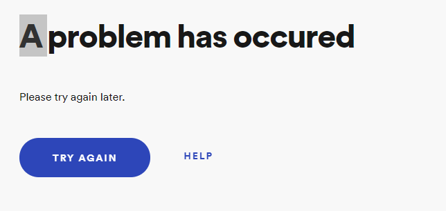 MorganLLoyd's tweet photo. @SpotifyCares @spotifycares - Differant browser, but differant error.... https://t.co/rRCB2wbFSn