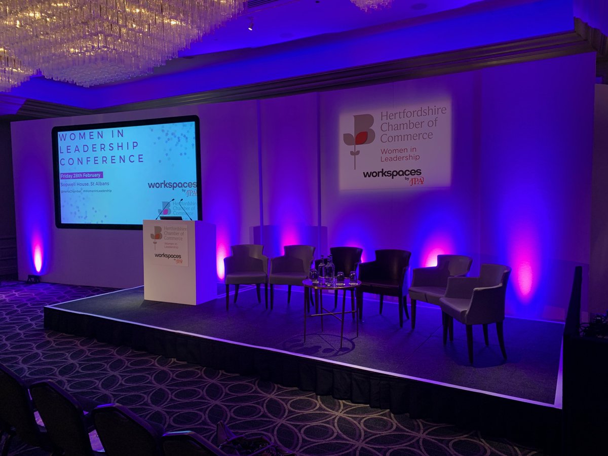 119_Productions's tweet photo. Great to be working with the Hertfordshire Chamber of Commerce today on their Women in Leadership event @HertsChamber @SopwellHouse 
#womeninleadership #eventprofs https://t.co/Ws9hR27isn