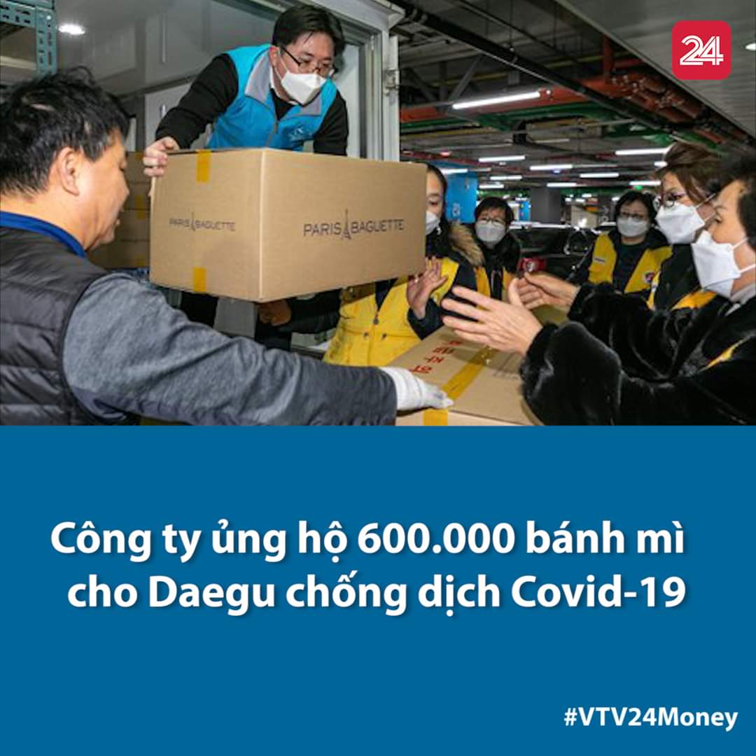 Hàn Quốc SPC Group tuyên bố sẽ ủng hộ 600.000 chiếc bánh mì và nước đóng chai cho người dân tại thành phố Daegu, nơi đang chịu ảnh hưởng nặng nề bởi virus Corona (Covid-19).
Bánh mỳ ở Việt Nam thì có nhân thịt, bate, rau lá đầy đủ❤️
#20Kr_YTN_ApologizetoVN