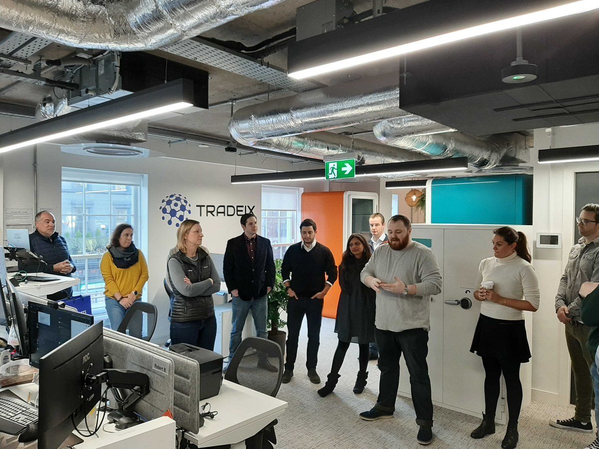 tradeix's tweet photo. Over the course of the week we had some fantastic workshops with @Accenture at our Dublin office, discussing the path of how we plan to develop the Marco Polo Network (@network_polo) and the futures of digital trade by leveraging #blockchain technology to lower cost and risk! https://t.co/tTKlF3v3Ds