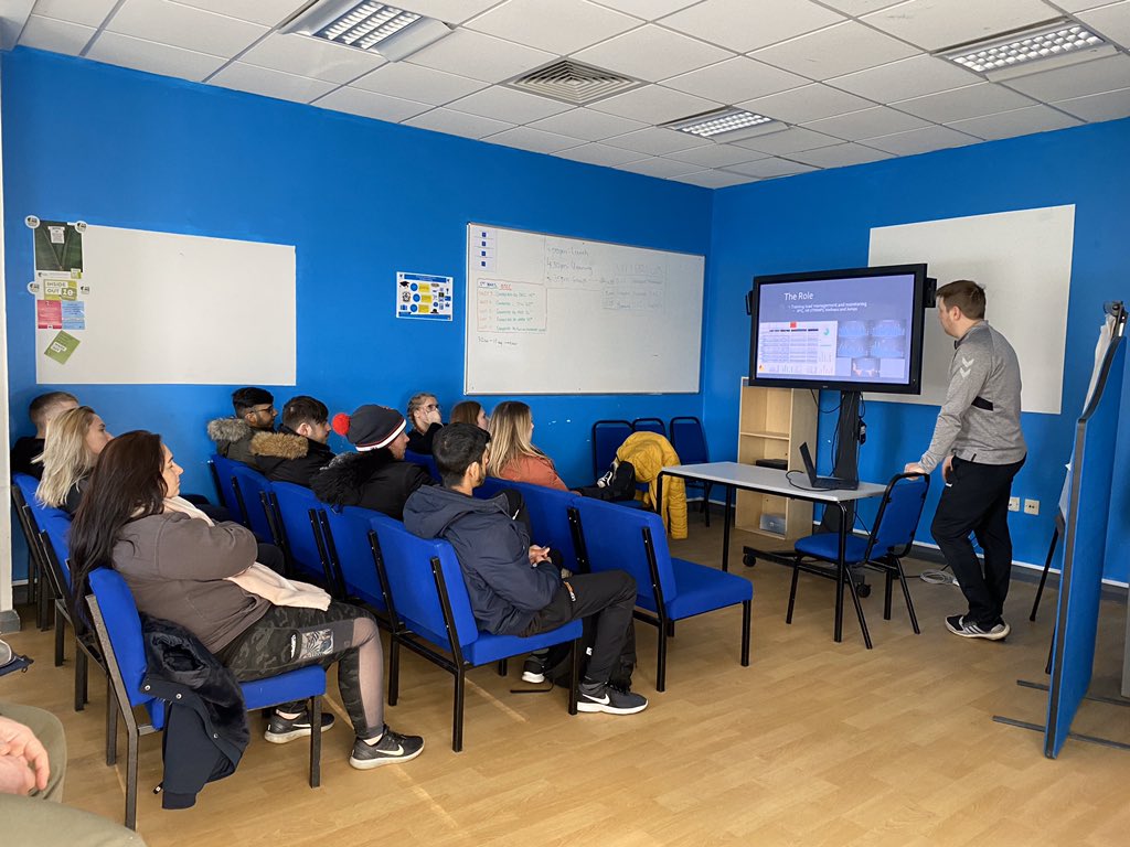 ucpses's tweet photo. Day 1 of the Developing Performance module trip @UCPeterborough We visited @Coventry_City and discussed the Long Term Athlete Development of their academy players with Lead S and C coach @Rich_Kite. Thank you for the opportunity!
#ltad #sportsscience #developingperformance https://t.co/fczBoZmzul