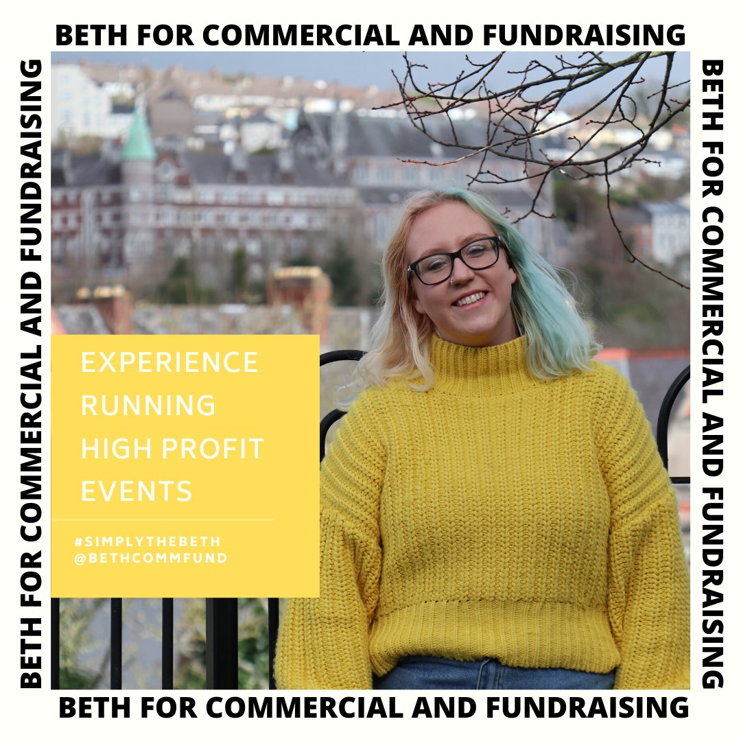 BethCommFund's tweet image. I truly think I'm the ideal candidate for the role of Commercial and Fundraising Officer. I have four years of experience with organising high profit events, and I'm passionate about creating a union that is consistently transparent and accountable. 
#SimplyTheBeth #UCCVotes