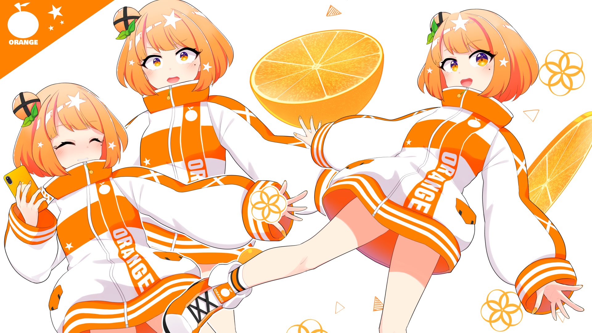 Akagi Illustrator Live2d Rigger オレンジちゃん Live2d でモデリングしたら 色んなポーズできるようになって クッッッッソかわいくなってしまったので壁紙プレゼントします 19 1080 T Co Ew2bsfwdwi Twitter