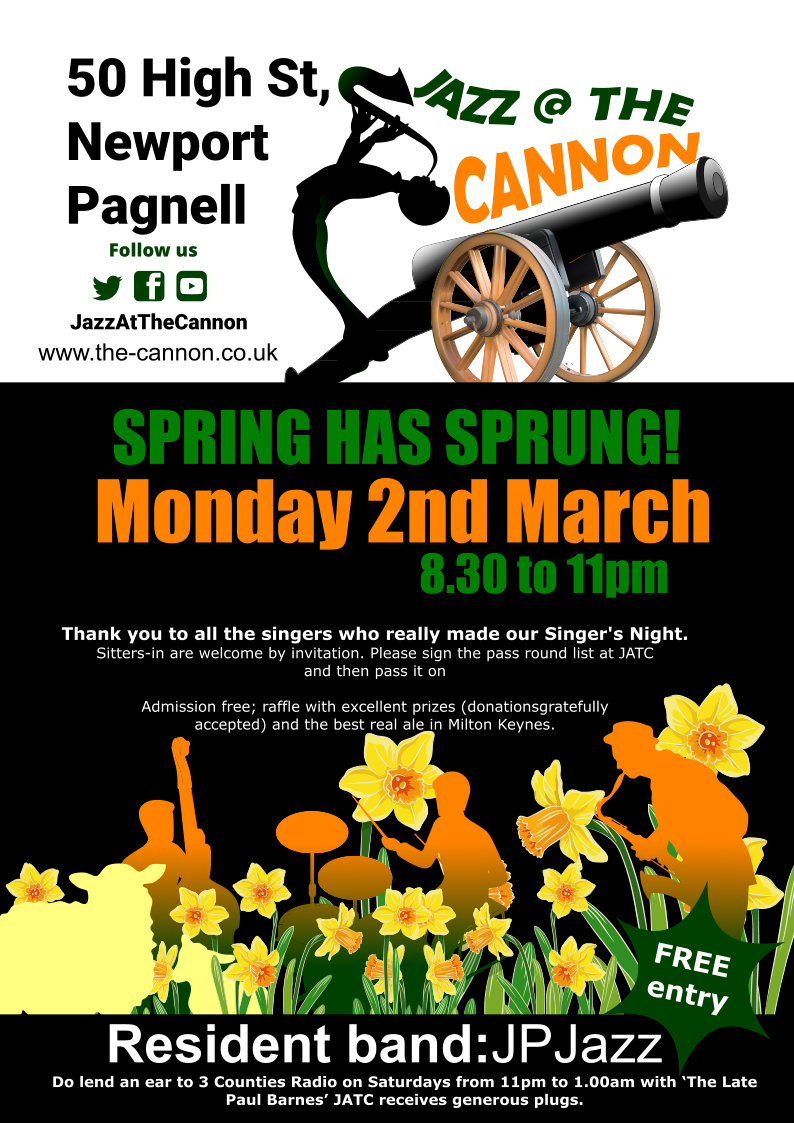 JazzAtTheCannon's tweet photo. Spring has Sprung @thejasscannon  #freeadmission #goodale #Goodmusic https://t.co/OTL9syz62X