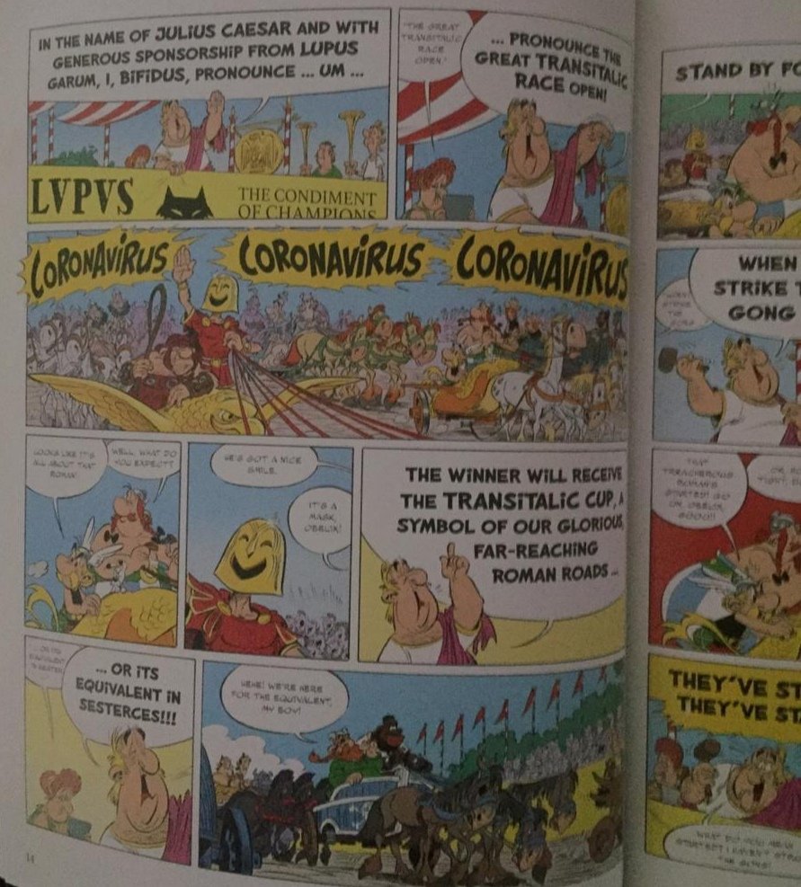 El Coronavirus nos lo trajo Astérix y Obélix