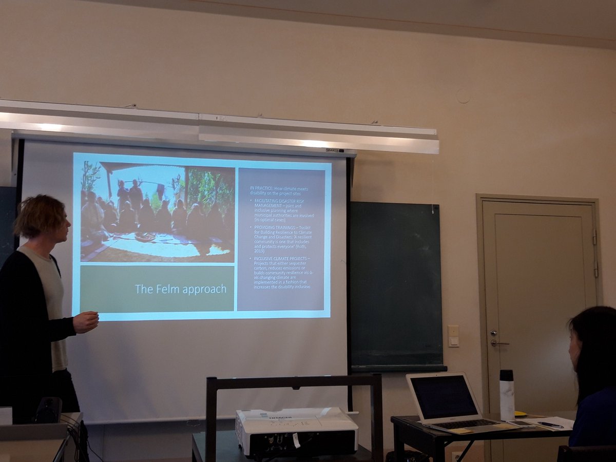 lahetysseura's tweet image. &quot;Muutoksiin sopeutumiskykyinen yhteisö on sellainen, joka osallistaa ja suojelee kaikkia&quot; Asiantuntijamme @NHumalisto kertoi vammais- ja ilmastotyömme linkityksistä #developmentdays2020 konferenssissa