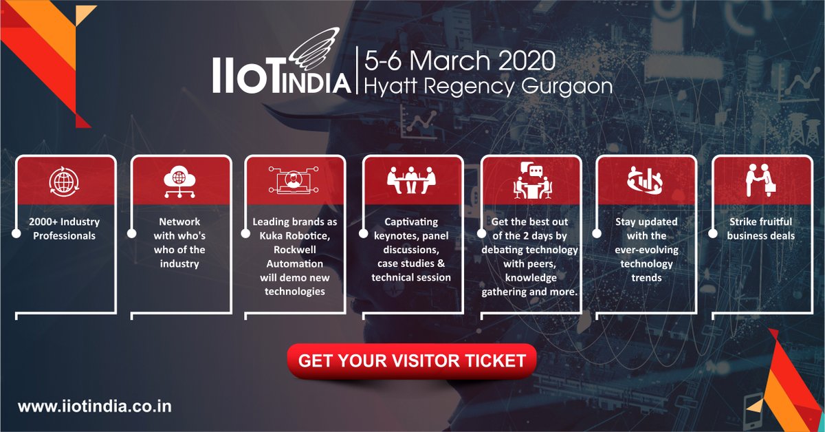 BIS_Infotech's tweet photo. Don't Miss the Biggest Show on IIoT in Gurugram between 5-6 March 2020 
Get your Tickets Here: https://t.co/X4MjBlPUSb
#IoTCommunity #AI #innovation #DigitalTransformation #engineers @XelerateIndia @IIoTIndia #innovation https://t.co/cbmYUbMQRs