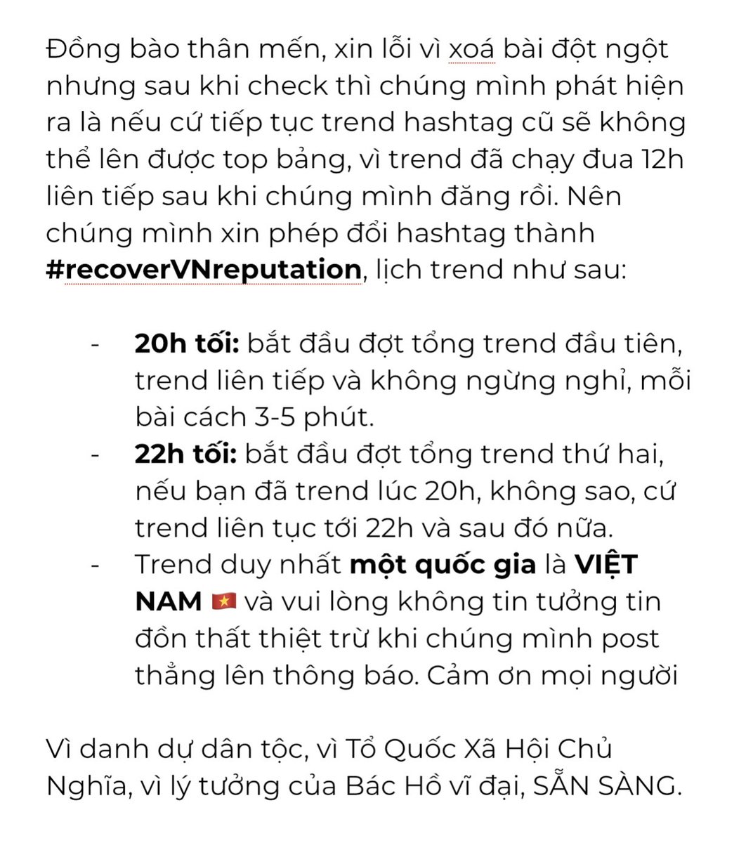 TuyetNguyenSUN's tweet photo. Alô alô các đồng chí ơi
#recoverVNreputation https://t.co/AGpdYPXuh4