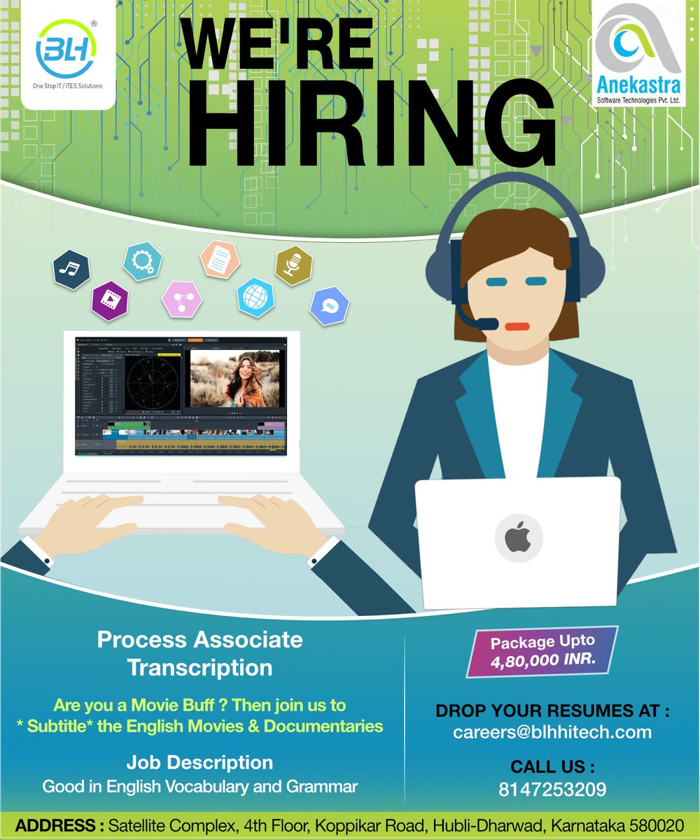 BLHHitech's tweet image. #movies #Captioning #Job #subtitle #Transcription #moviesound #YouTube #socialmedia
Hurry up &amp;amp; Location Hubli 
📲📲👍