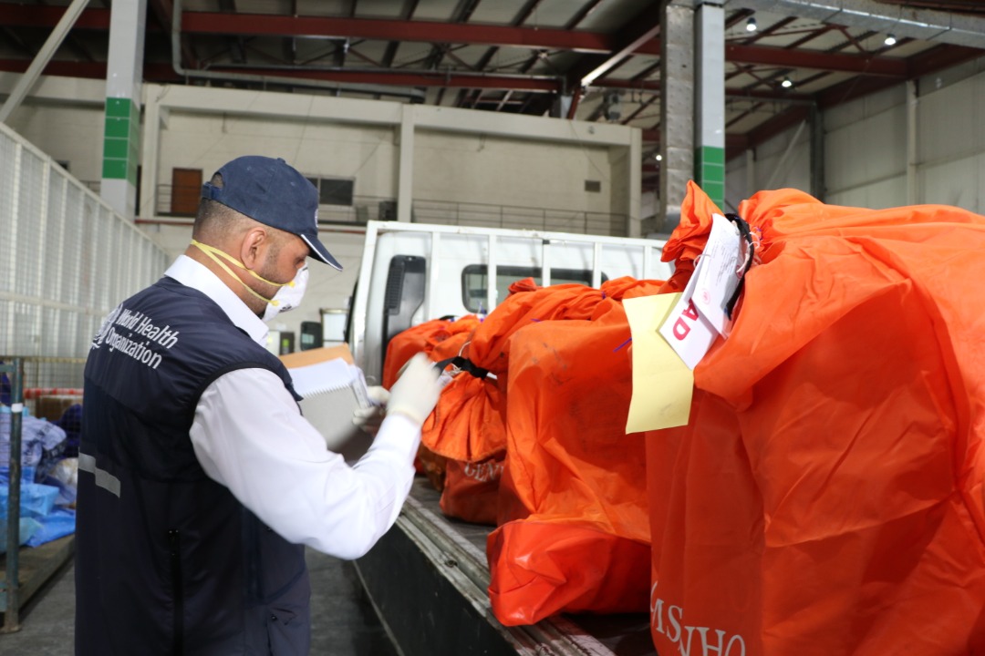 cahamelmann's tweet photo. We are now bringing the fifth round of @WHO #COVID19 test kits and emergency equipment despite difficulties due to flight restrictions. 
Thanks to @WHOIraq in #Baghdad they are flying to #Tehran.
@DrTedros @saeednamaki @MohsenAsadilari @WHOEMRO @drjahanpur @UN_Iran https://t.co/zUdeSPXVNV