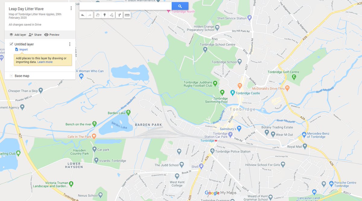 LKickers's tweet photo. Tomorrow's our #LeapDay #LitterWave in #Tonbridge. The weather looks ok &amp; we're going quickly check in the morning for good areas to target as our fabulous #LitterHeroes head out across town. It'll be hard to resist picking it up! 

Can't wait to see the wave fill up the map🌊 https://t.co/lRN61oEFVb
