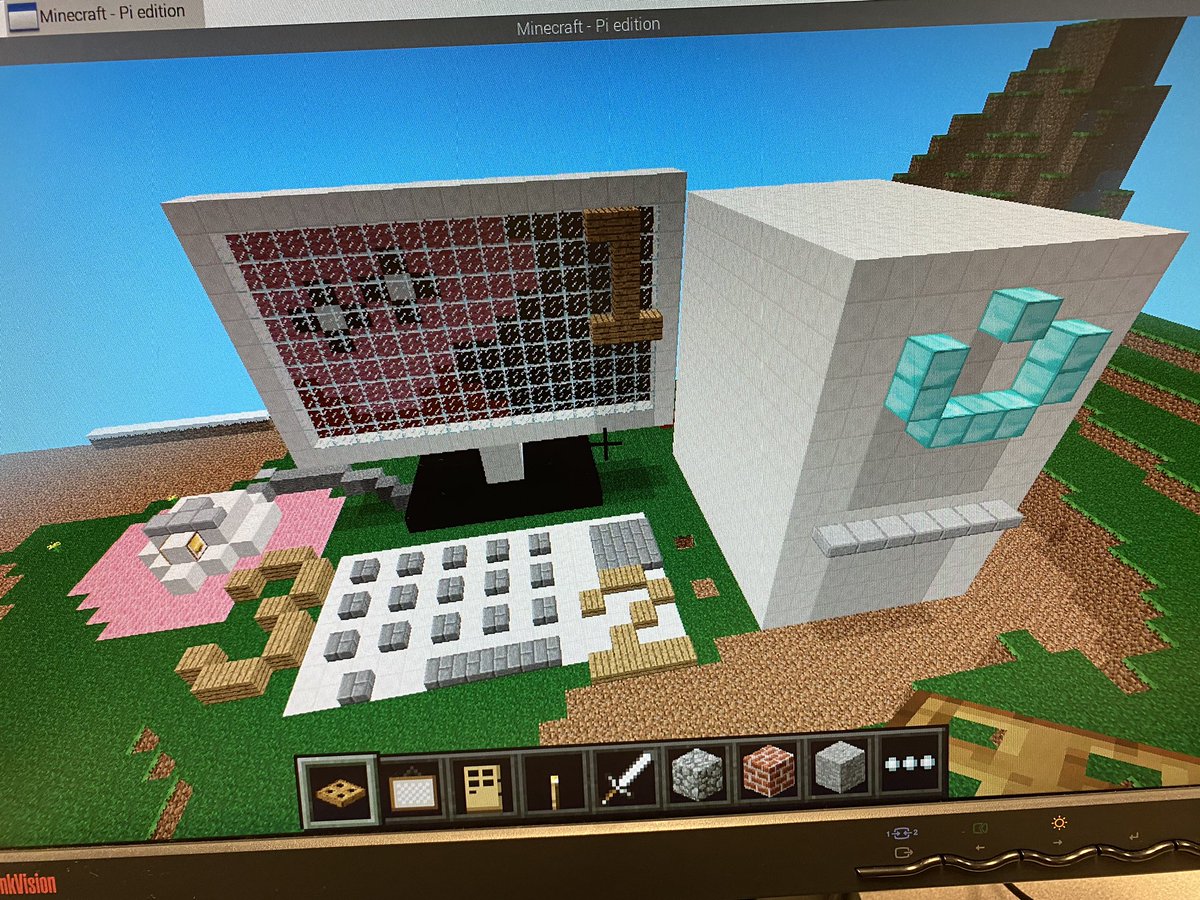 UHurdRight's tweet photo. My 6th graders created VR tours of computer hardware using @minecraft Pi. Such a great tool for demonstrating understanding and knowledge. Not to mention it’s SO fun! @Raspberry_Pi #picademy @GCPSCTE #minecraftpi @CSforALL https://t.co/8osH3KQX4G