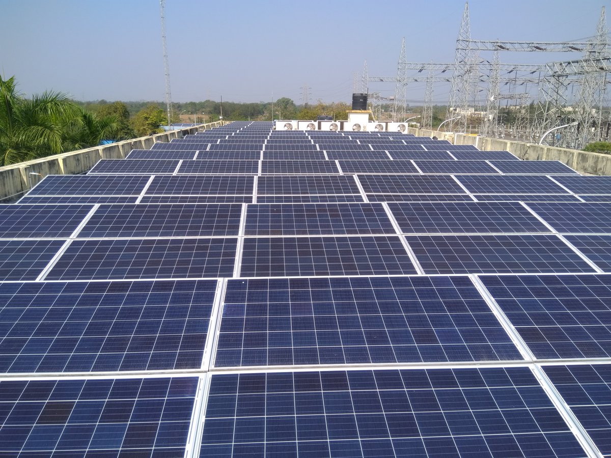 AdaniSolar's tweet image. Adani Solar recently installed and commissioned 80 KW rooftop in Power Grid Corporation of India Limited (@pgcilindia) in Vapi, Gujarat.

For #RooftopSolar modules inquiries, register your interest at bit.ly/36lUUEk.

#AdaniSolar #SolarEnergy #SolarPower