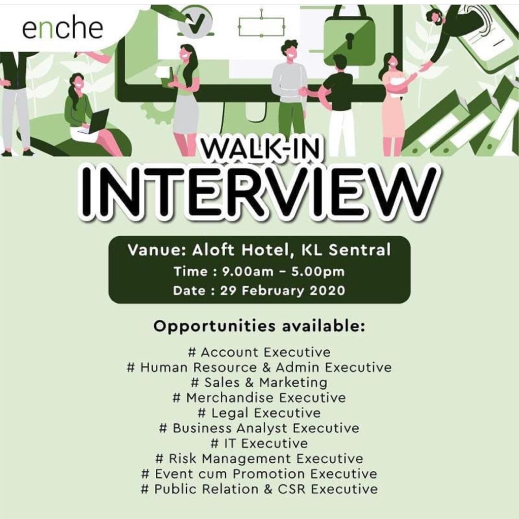 Bang Bahi On Twitter Enche Sdn Bhd Is Now Expanding Our Business To 20 Countries By Phases Open Interview Will Be Held Tomrrow 29 2 2020 At Aloft Hotel Kl Sentral Those Who Interested