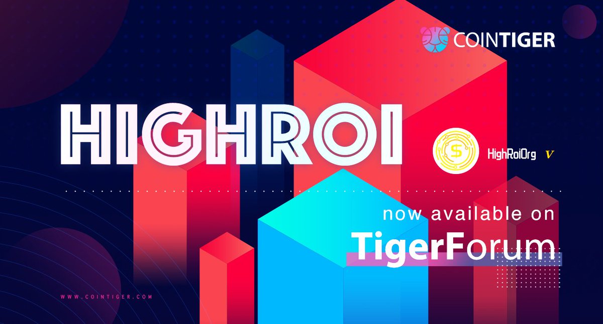 <a href="/HighRoiOrg/">High-roi.org</a> is verified and accessible in #TigerForum

You can now comment, like, share $HROI's post or tag #HROI for a discussion.

Start socializing in #CoinTiger APP -> Account -> Forum

$BTC $ETH $USDT $LTC