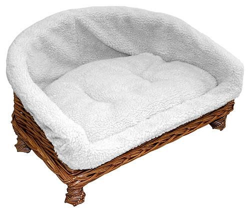 WoodsSimply's tweet photo. Your pet dog or cat will rest like they're on cloud 9 with our soft, sofa style pet bed. This elegant pet bed features a finely crafted wicker frame covered with a plush, white polyester liner, and cushion. Buy here: https://t.co/XTYJSLZhi1
#apetproject #petbed #pet #petproducts https://t.co/D03FHPdXGG