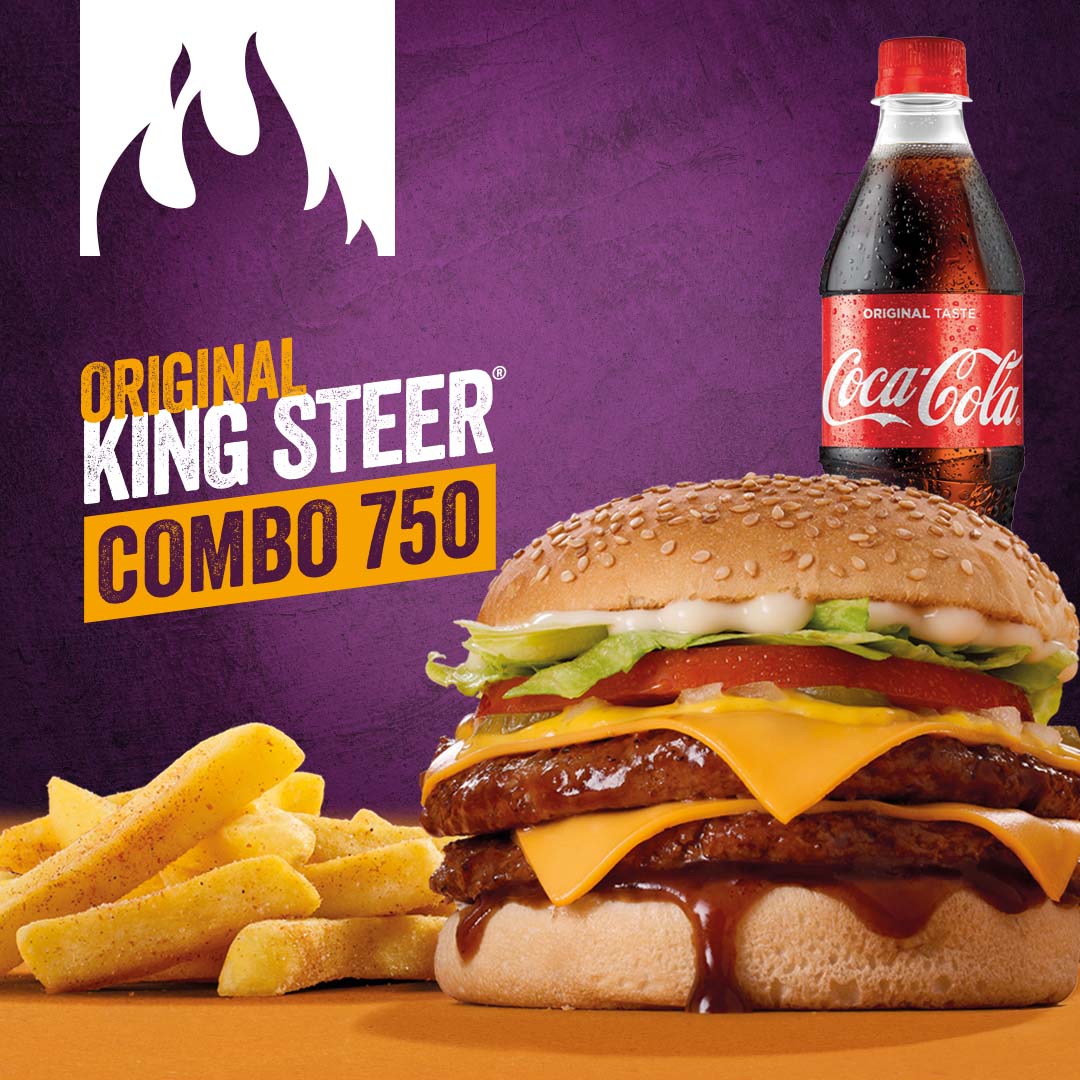 SteersKenya's tweet photo. Sleeves up!! It's freaking Friday and you dine like a king  with our Original King Steer Combo! Choose either beef or chicken. Order now at https://t.co/XkymIaCJbQ https://t.co/ULddpkxLHc