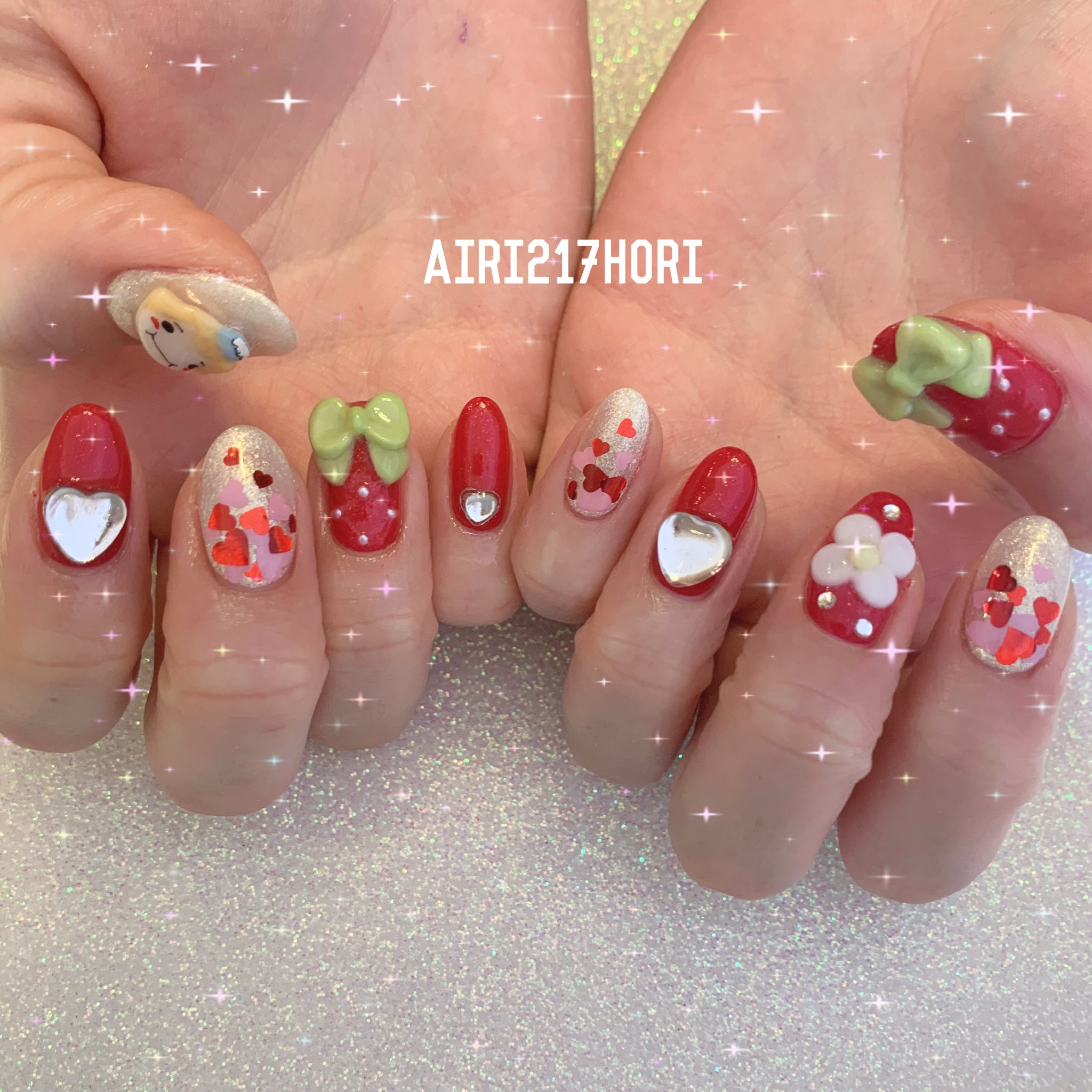 Hey! Say! JUMP ぷぅ ネイルパーツ 見本