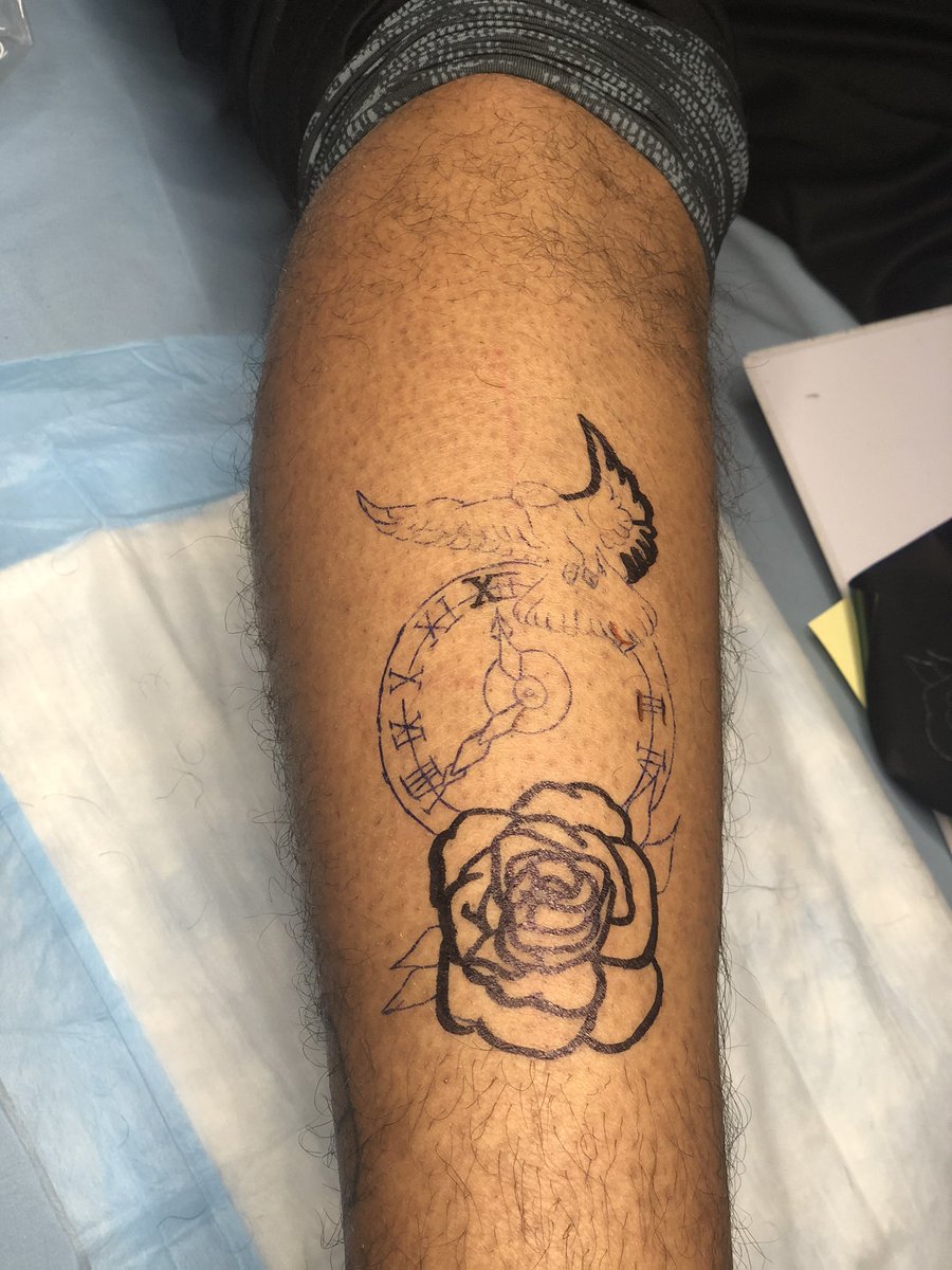 Inkyslim_'s tweet photo. I promise when i leave off this eart ima make my name known  ❇️ 
•
•
•
#tattoos #tattooart #tattooartist #femaleartist #dovetatt #rosetat #clocktat #dmv #DMV https://t.co/KFWWXv7qYN