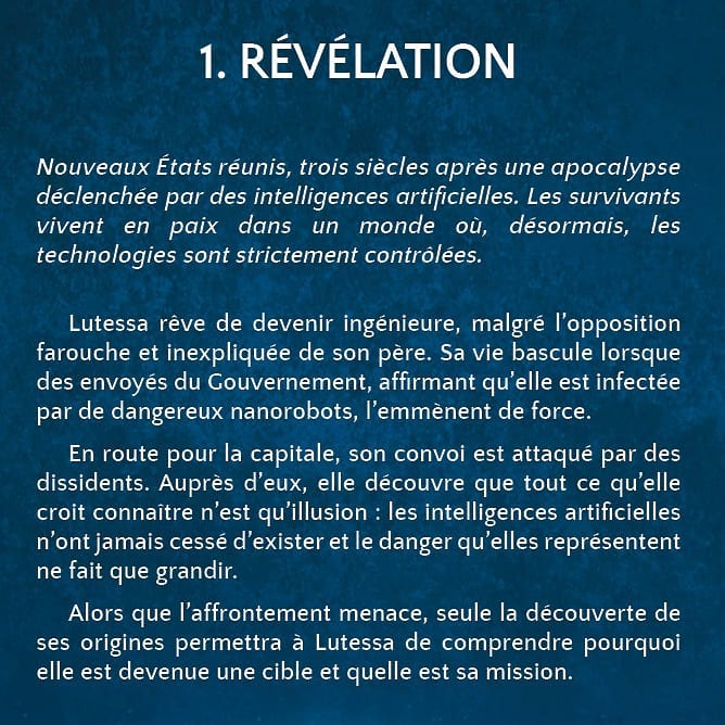 ⚡ COVER REVEAL : RENOUVEAU, volume 1 : Révélation ⚡
Ma duologie 'ex-Altérés' revient en avant première pour Livre Paris !
•
#Renouveau #Revelation #coverreveal #postapo #IntelligenceArtificielle #ia #YoungAdult #dystopie #VendrediLecture #AuLoupEditions #Lutessa #LivreParis