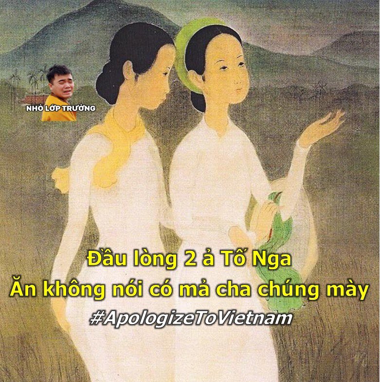 ChauuDnt's tweet photo. #20Kr_YTN_ApologizetoVN
Mẹ mình dạy làm sai mà không biết xin lỗi là hư lắmm nhaa https://t.co/bQcNTpqXG0