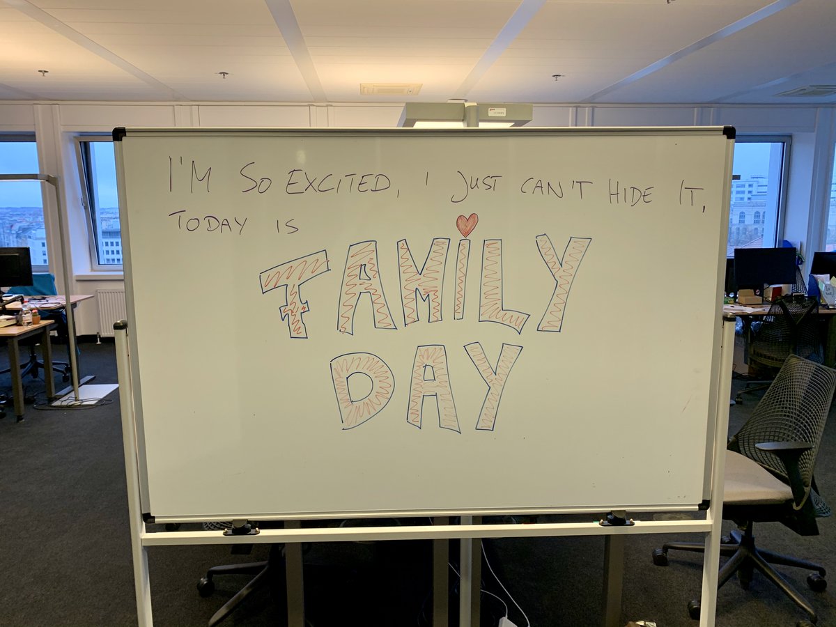Do you ever get the question: Mom/Dad what do you do at work? Well, they are about to find out! Today we'll have a Joonko Family Day! With partner negotiation calls, customer service chats, design tasks &amp; creating marketing content.  #familyday #lifelonglearner #curiosity #joonko