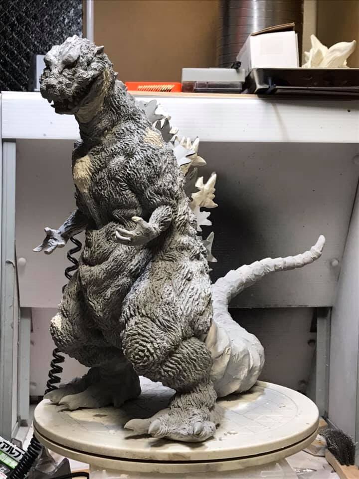 RYO@ねんど星人：ゴジラ（1954）飛行機握りバージョン ガレージキット未組立 RYO@ねんど星人 ゴジラ（1954）飛行機握りバージョン ガレージキット未