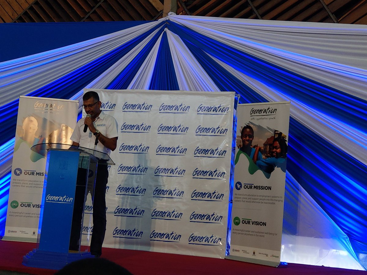 brianwesaala's tweet photo. Honoured to be in attendance at the 8th Graduation Ceremony of @GenerationKe an organisation working on scaling demand driven employment programs. Looking to build the bridge with #football (sports) in empowering youths in Africa. @TheFFAfrica. #GenerationGrads #partnerships https://t.co/geGd2Y8dgT