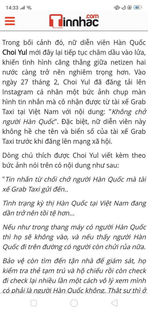 Vanalice9's tweet photo. Dòng trạng thái của Choi Yul đã thu hút sự quan tâm của nhiều cư dân mạng Hàn Quốc khi được truyền thông nước này đăng tải lại.
P/s:em đọc mà em tức á mn
Cre:Tinnhac
#AppologizeToVietNam https://t.co/SRrCaJUOlI