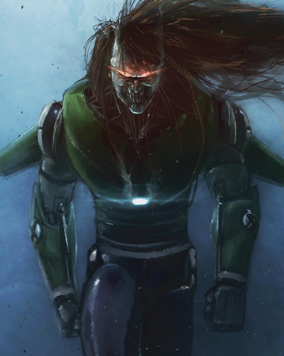 Nightblind99's tweet image. Close up shots on the previous post. #digitalart #decimator #oc #digitalpainting