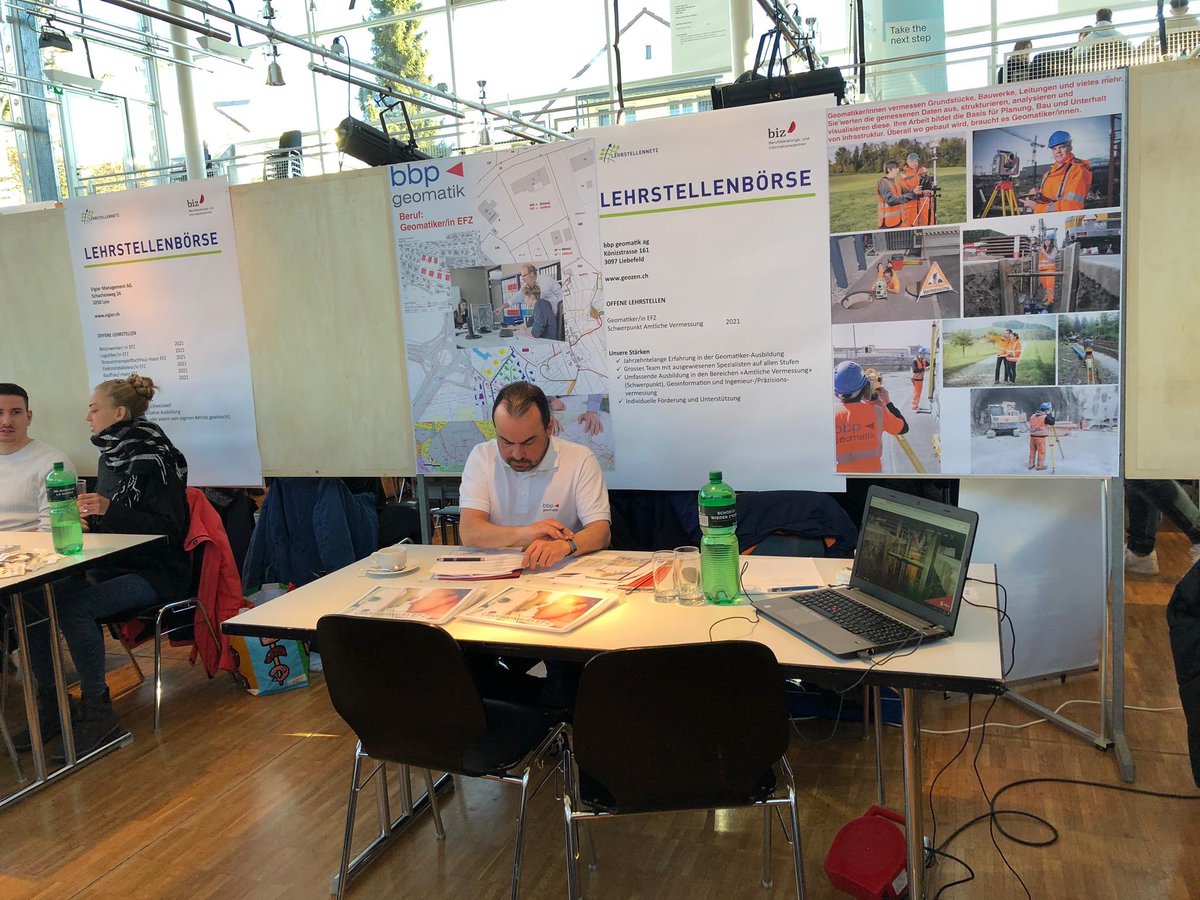 Bereit für die Lehrstellenbörse 2020! @lehrstellennetz #werdegeomatiker #erfassen #analysieren #visualisieren von #geodaten