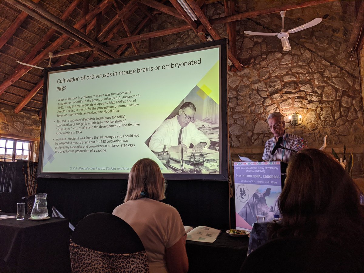 Daan Verworerd talks about the history of virology and notes significance of technology for changing practices, research, diagnosis/limitations working with living material #wahvm2020