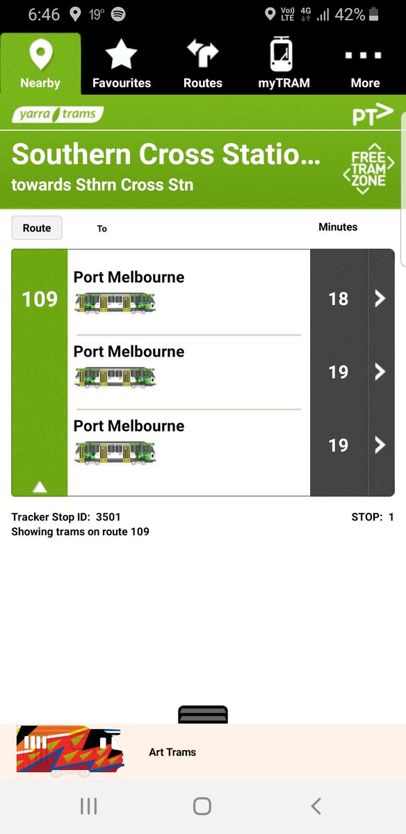 SamJackson57's tweet photo. @yarratrams, where are all the accessible trams on the 109? Stuck in the city.... again. https://t.co/zZODWaHtTA
