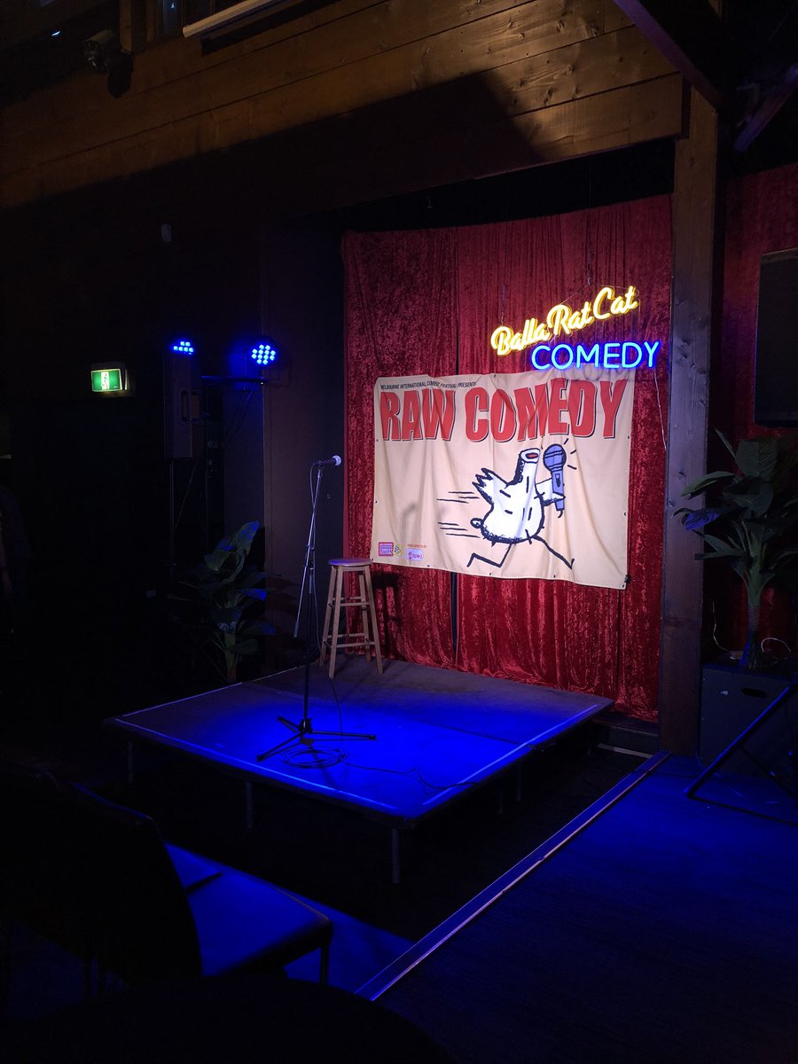 Pumped! Raw Comedy starts soon! #micf #ballarat #comedy 
Limited tix on the door, come join us!
