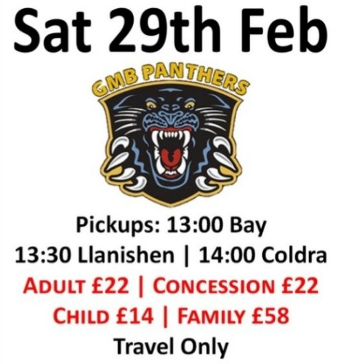 Just 4 seats left for your trip to Nottingham tomorrow, do not delay if you want to be at this huge game!

Also, all money is due tomorrow for playoff bookings, please get in touch if you need to check your outstanding balance.