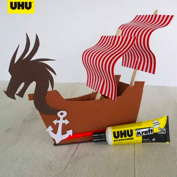 DFournitures's tweet photo. Toutes nos félicitations à Wilfried.L  ! Notre gagnant d’hier de la Vitrine des Marques du mois de février qui met à l’honneur la marque Uhu® !😊Occupez les petites et les plus grands avec #uhu en réalisant votre propre drakkar ! ⛵🚣Tentez votre chance : https://t.co/CMXMOlHYcW https://t.co/naVrzwrKDS