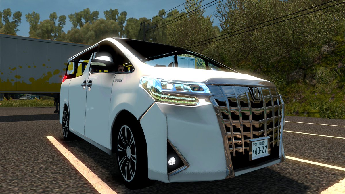 ナンバープレートの再吊り下げ TOYOTA ALPHARD 2.5L 2AR-FXE HYBRID 