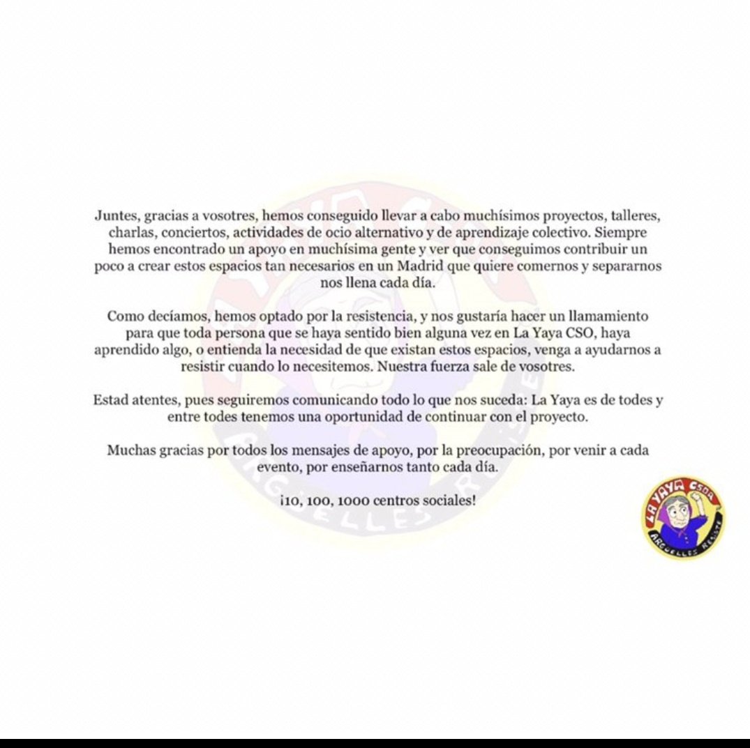 La Yaya CSO tweet media