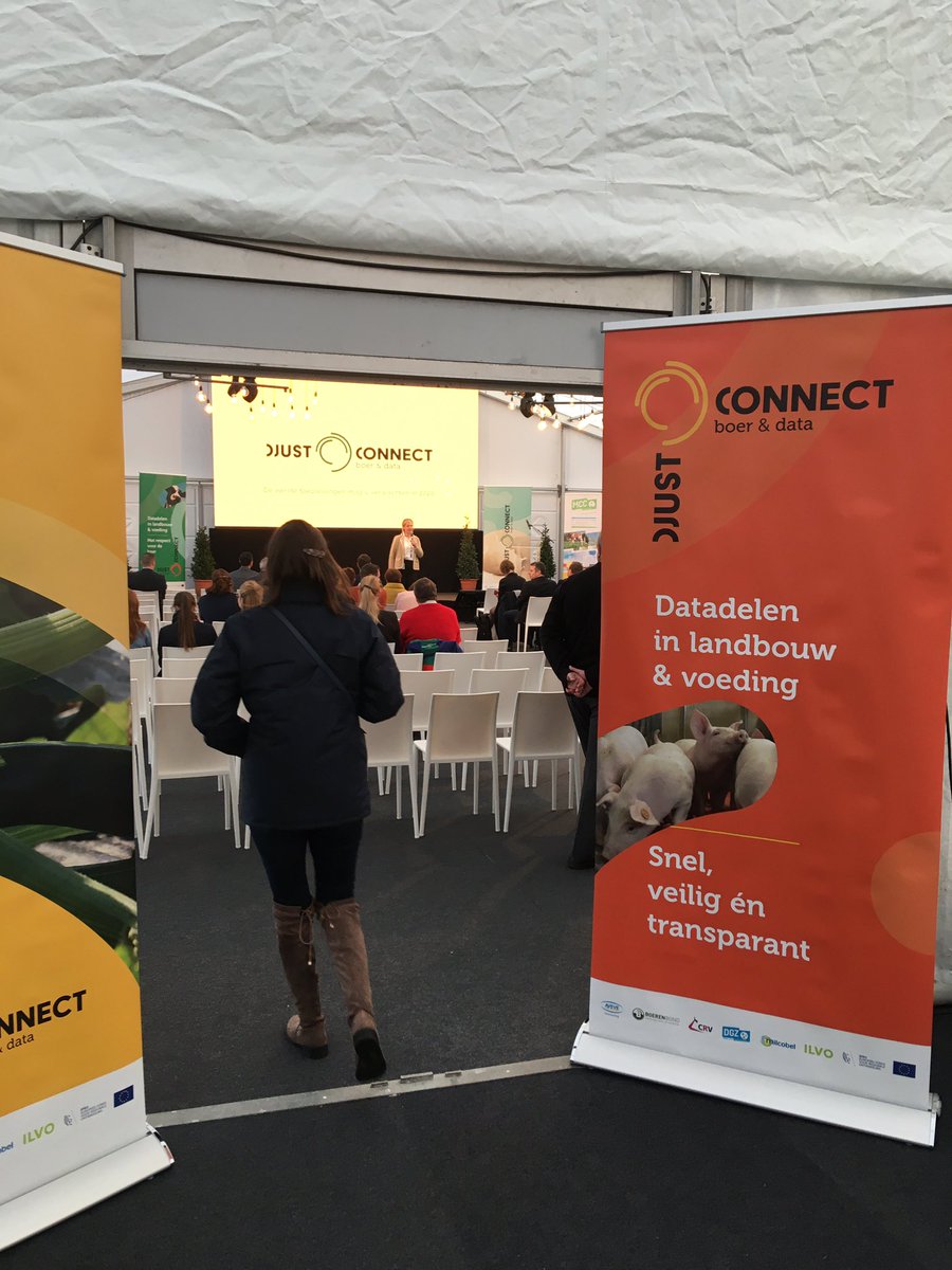 DjustConnect's tweet photo. Joris Relaes van @ILVOvlaanderen duidt op het belang van administratieve ontzorging en wat data delen daarvoor kan betekenen. “We zitten al lang op oplossingen te wachten, maar vandaag zetten we een grote stap en dat doen we eerst in de melkveehouderij” https://t.co/CPRr3YHWcW