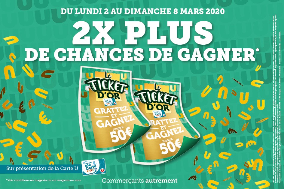 SuperUpontduche's tweet photo. La semaine prochaine, nous doublons le nombre de Tickets d'Or 🎫🎫 qui vous sera remis en caisse !
C'est l'occasion de doubler vos chances de remporter des € 💰💰 !!!! https://t.co/YtECdTJHNQ