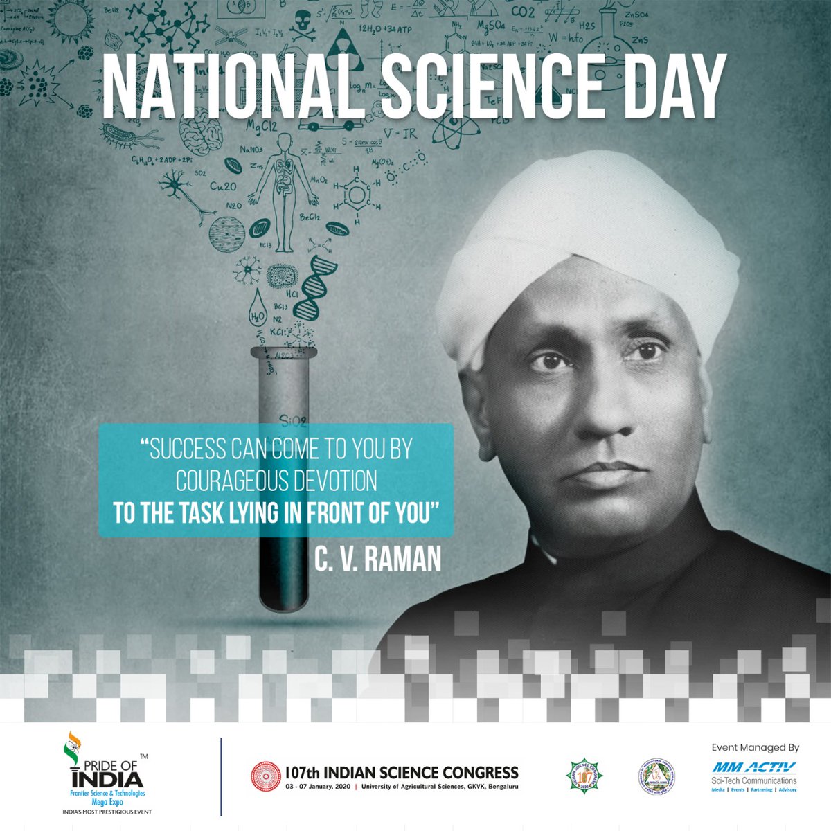 ISCPOIEXPO's tweet photo. Ask the right questions and the nature will open the doors to her secrets - C.V Raman #NationalScienceDay #ISCPOIEXPO #ISC2020 https://t.co/ciELbnar0p