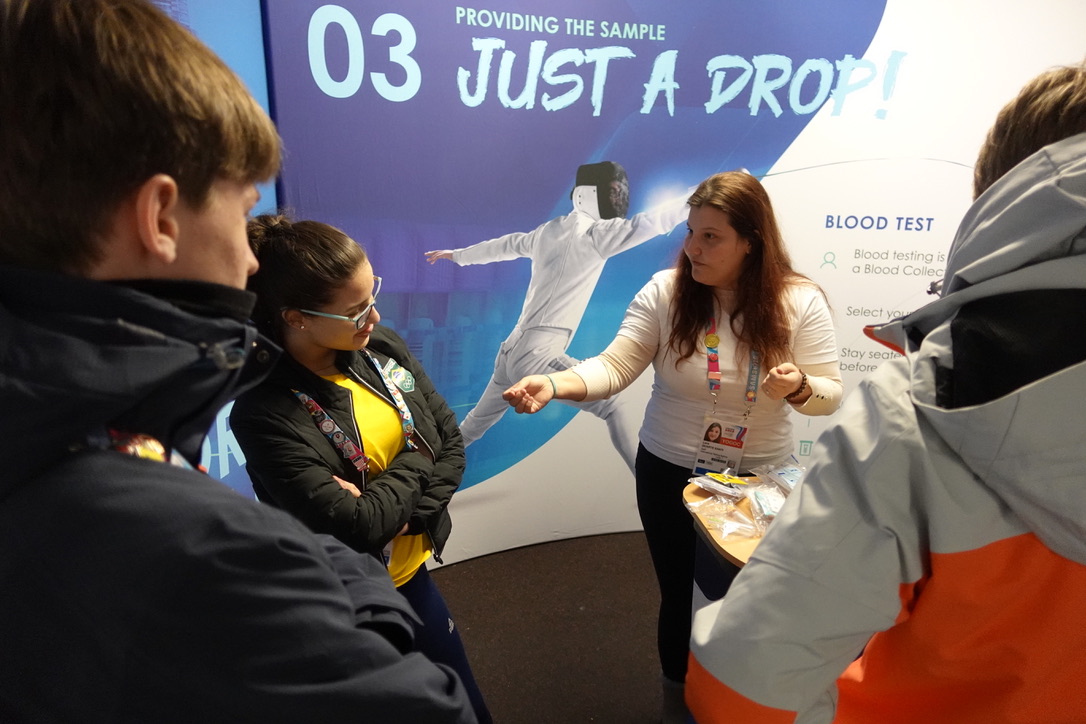 IntTestAgency's tweet photo. The #RealSportLab, an interactive workshop on the #doping control process that we premiered @lausanne2020, received very encouraging survey results: the majority of participating athletes said it was valuable, engaging & prepared them well for their 1st test.
#KeepingSportReal https://t.co/g45oVZ04Mq