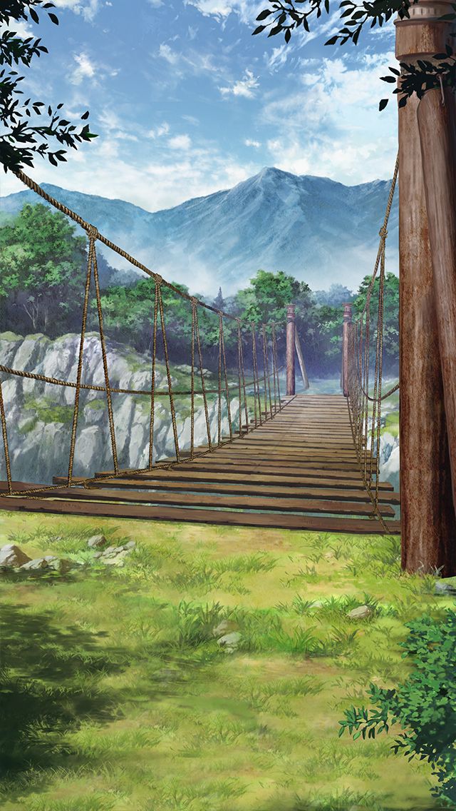 出雲寺ぜんすけ 吊り橋背景