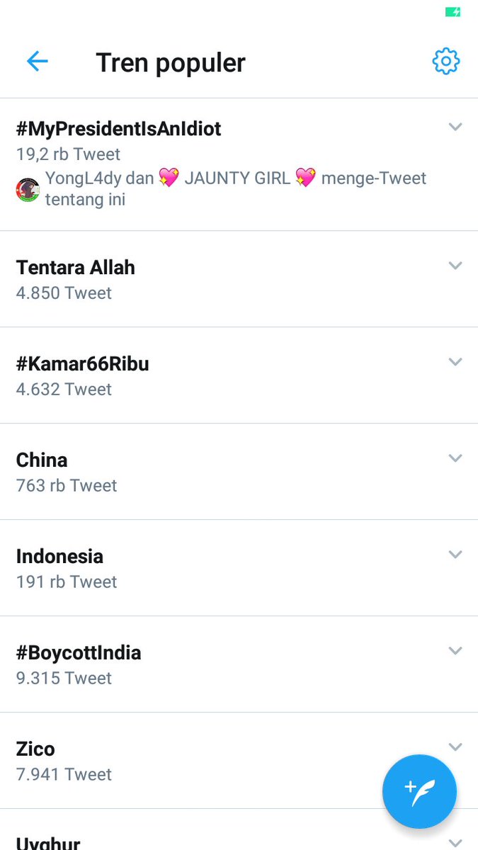 IfrockN's tweet photo. Sampai jm ini tagar #MyPresidentIsAnIdiot masih no1.udah lah cukup rakyat Indo aja yg tau #MyPresidentIsAnIdiot Jgn samapai org luar tau.
#MyPresidentIsAnIdiot sungguh memalukan #MyPresidentIsAnIdiot Kalo org luar tau. https://t.co/vSqeEnR6x4