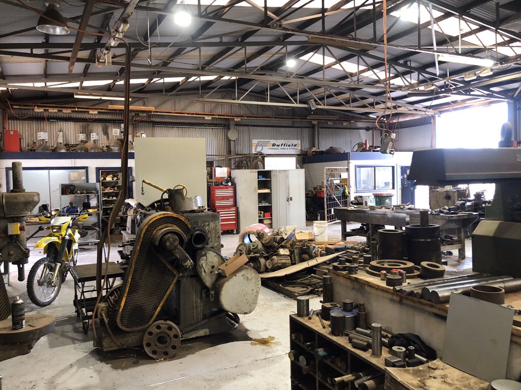 RDAYMN's tweet photo. Heavy Industry Multi Trade  participants visited SJ Cheesman today in Port Pirie, thanks to Joe Taylor for the tour and giving a great overview of the  business to the group and what you look for when hiring and skills required to work at the site.
#365daysofRDA  #RDAYMN https://t.co/R2DlwjYnZ7