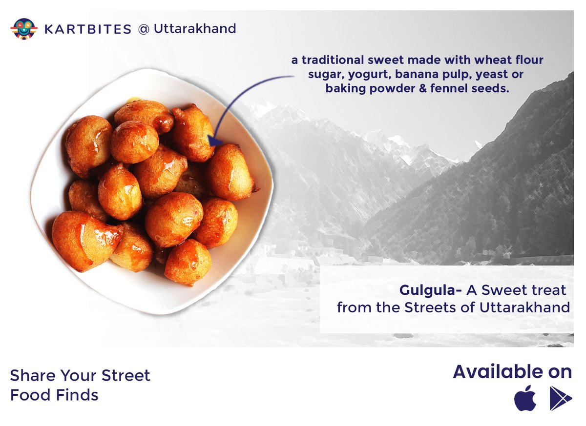kartbites's tweet photo. Click below to download
Android app: https://t.co/B0ihHGix9l⠀
iOS app: https://t.co/SVAttlhogZ⠀

Presenting #Gulgula ,the sweet flavor of Uttarakhand. Download Kartbites app to experience more!

#kartbites #socializing #uttarakhand #pahadifood #pahadidessert #sweet #india https://t.co/Z8xpl8FXTg