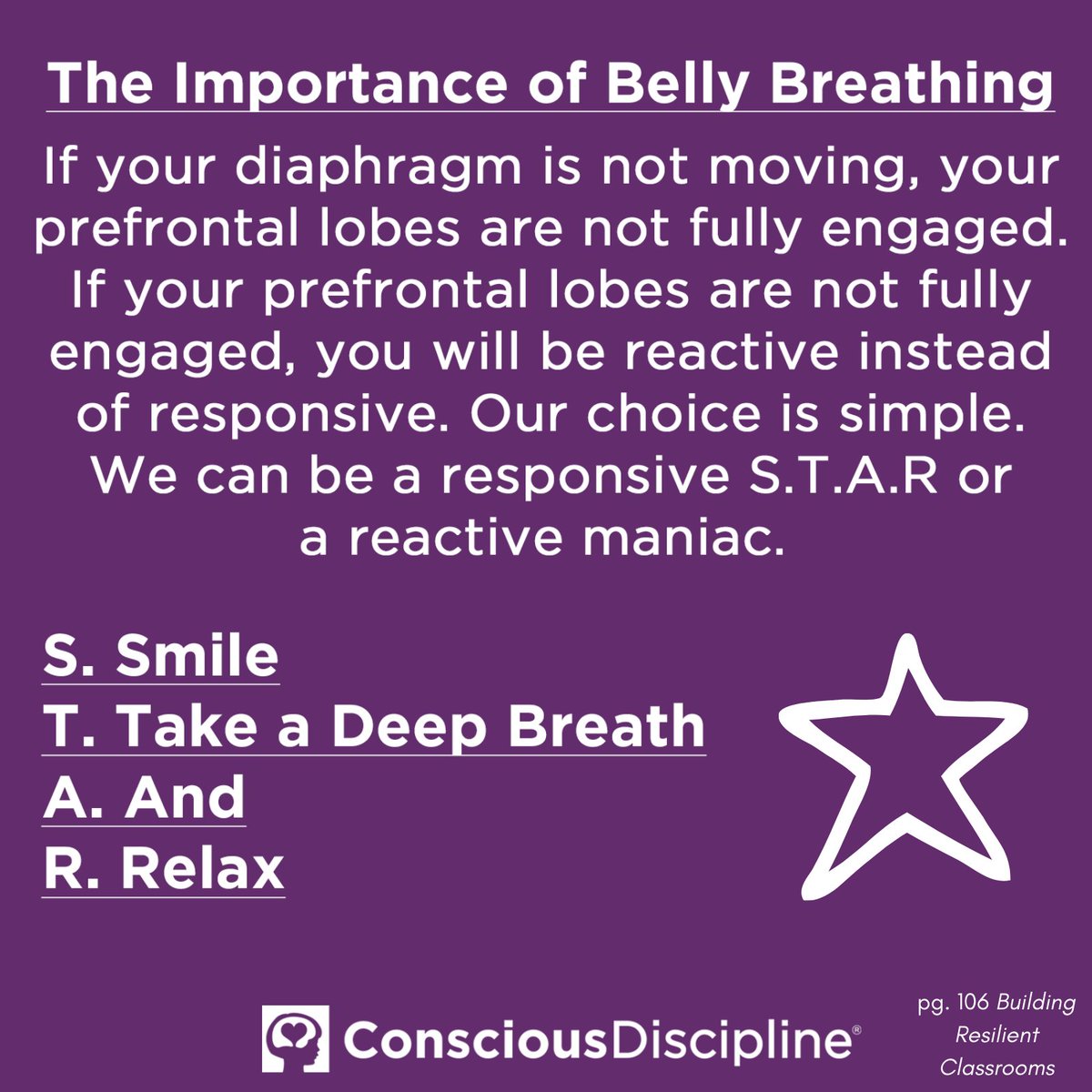 "If your diaphragm is not moving, your prefrontal lobes are not fully engaged." 🧠 ⭐️ #iHeartCD #composure