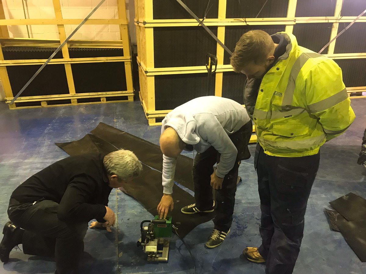 Training session with our new Liester Comet Wedge Welder, courtesy of Mark from @liesterUK.

#Hewitech